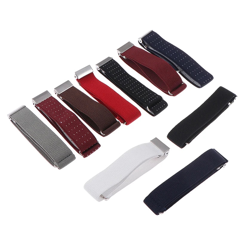 1 Pair Elasticated Armbands Sleeve Garter/1Pc Non-Slip Wrinkle-Proof Shirt Holder Straps Adjustable Belt Locking Belt Holder Hot