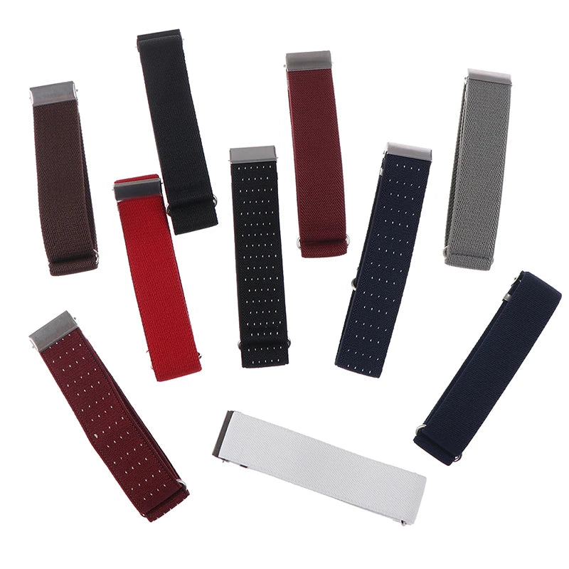 1 Pair Elasticated Armbands Sleeve Garter/1Pc Non-Slip Wrinkle-Proof Shirt Holder Straps Adjustable Belt Locking Belt Holder Hot