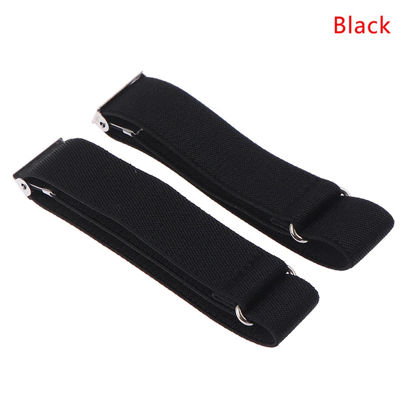 1 Pair Elasticated Armbands Sleeve Garter/1Pc Non-Slip Wrinkle-Proof Shirt Holder Straps Adjustable Belt Locking Belt Holder Hot
