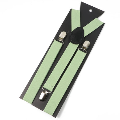 New Candy Color Adjustable Suspenders Elastic Leather Y-Back Braces Straps for Men Women Kids Pants Shirt Girl Skirt Accessories