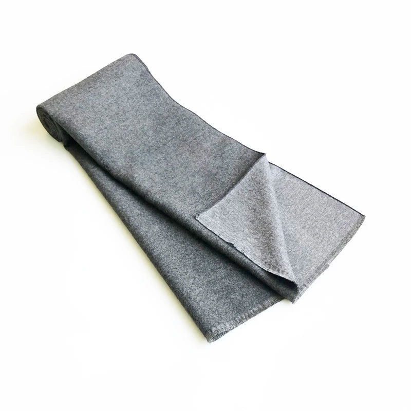 2024 Casual Cool Mens Scarves Winter Warm Viscose Cashmere Scarf Wraps Autumn Warm Brushed Neckercheif Scarfs for Men Foulard