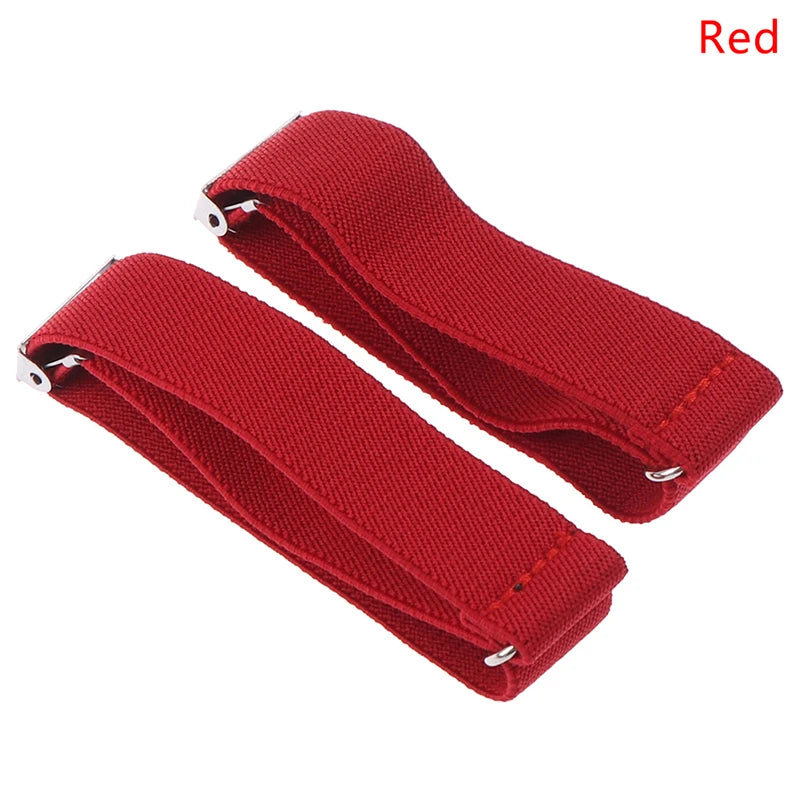 1 Pair Elasticated Armbands Sleeve Garter/1Pc Non-Slip Wrinkle-Proof Shirt Holder Straps Adjustable Belt Locking Belt Holder Hot