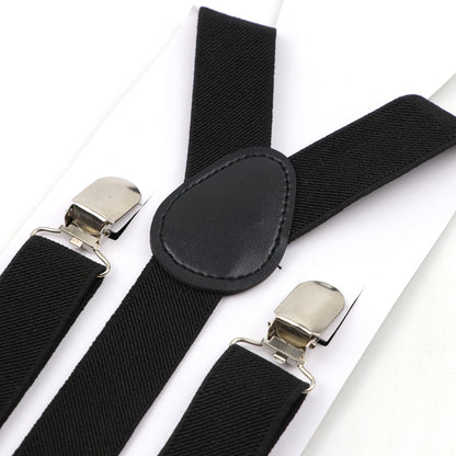 New Candy Color Adjustable Suspenders Elastic Leather Y-Back Braces Straps for Men Women Kids Pants Shirt Girl Skirt Accessories