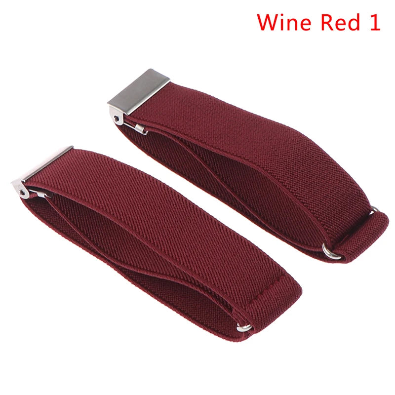 1 Pair Elasticated Armbands Sleeve Garter/1Pc Non-Slip Wrinkle-Proof Shirt Holder Straps Adjustable Belt Locking Belt Holder Hot