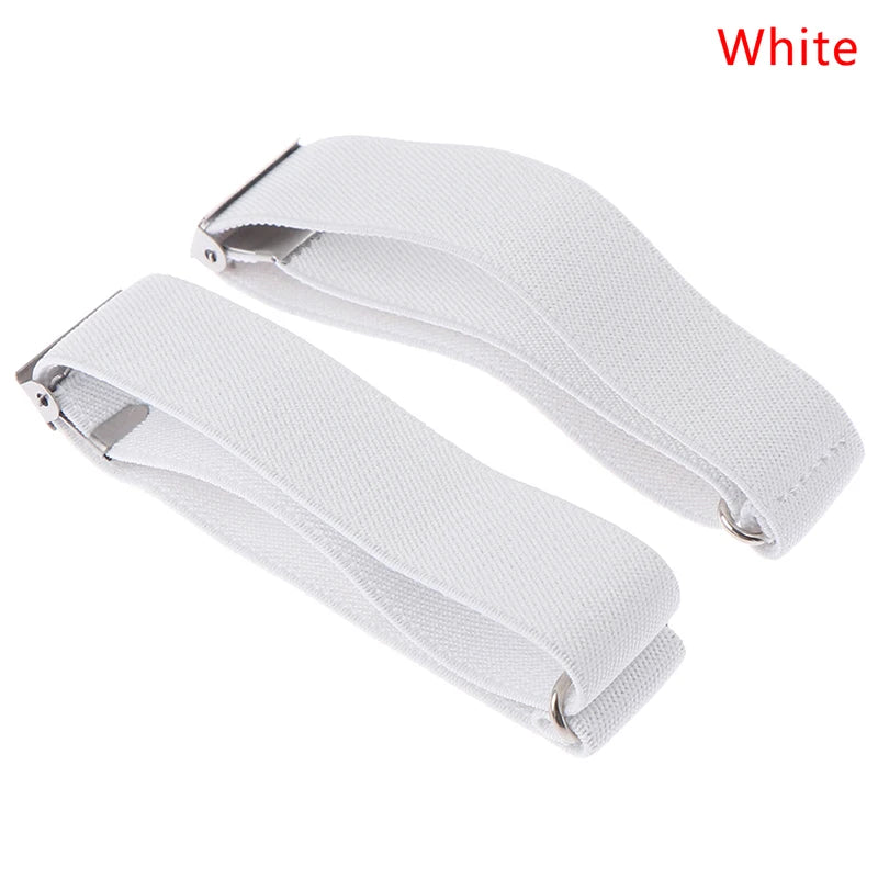 1 Pair Elasticated Armbands Sleeve Garter/1Pc Non-Slip Wrinkle-Proof Shirt Holder Straps Adjustable Belt Locking Belt Holder Hot